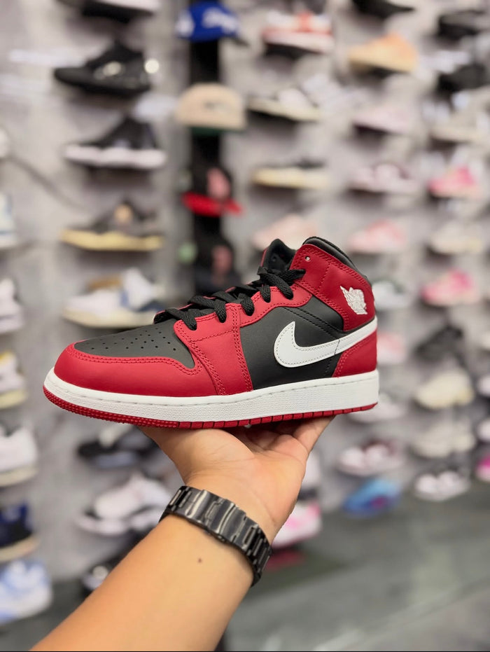 JORDAN 1 MID GYM RED