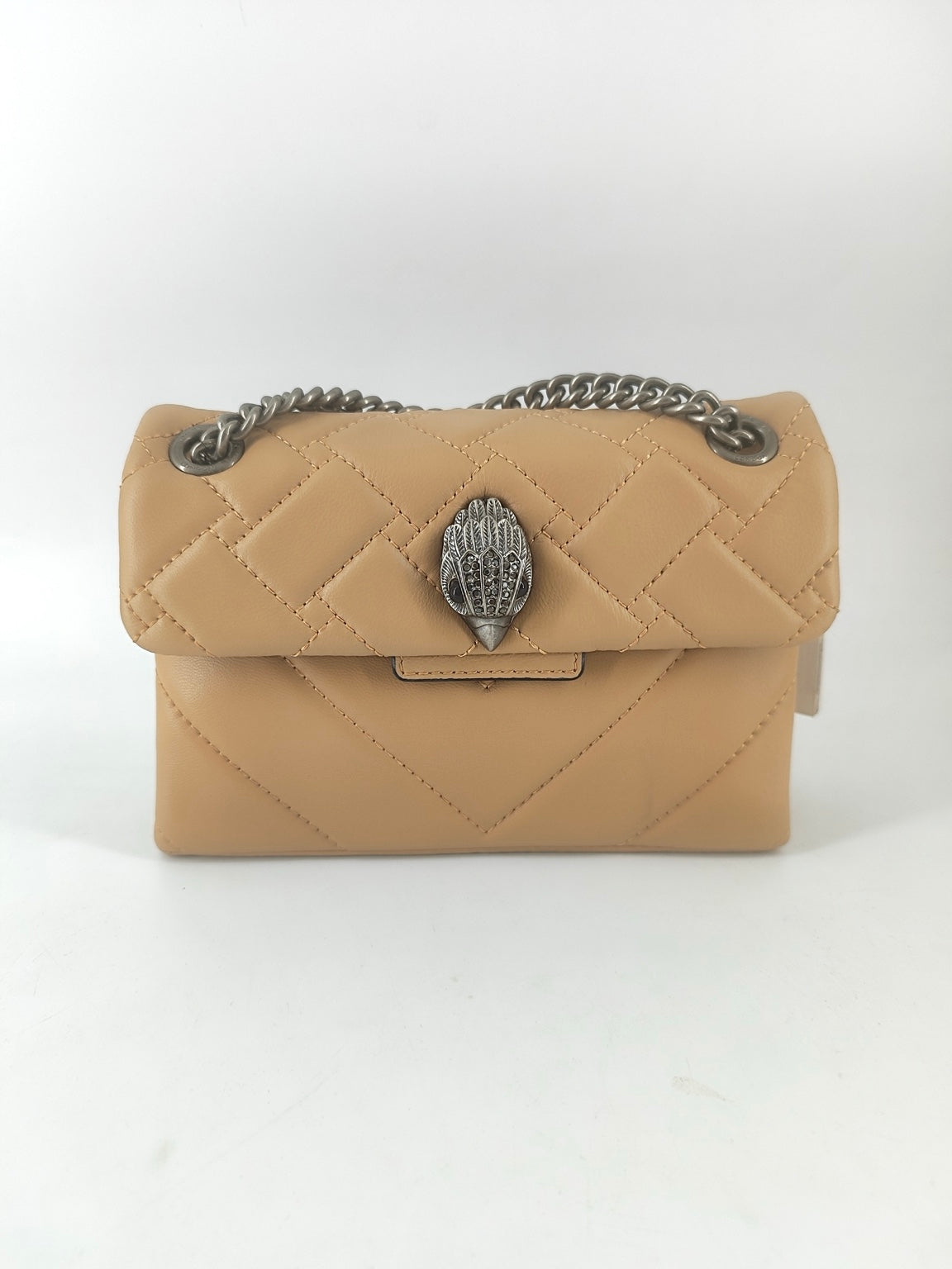 Kurt Geiger Kensington acolchada – Camel