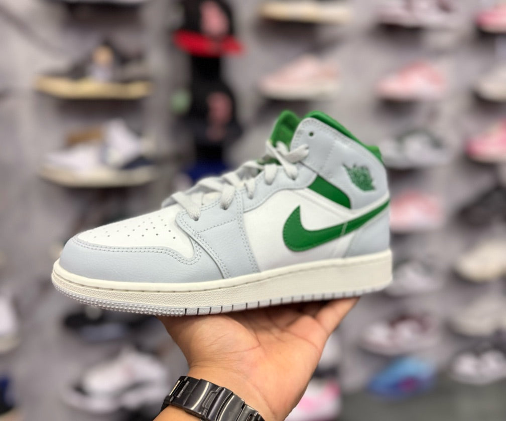 JORDAN 1 MID PINE GREEN