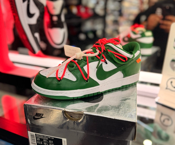 Dunk Low x off white pine green