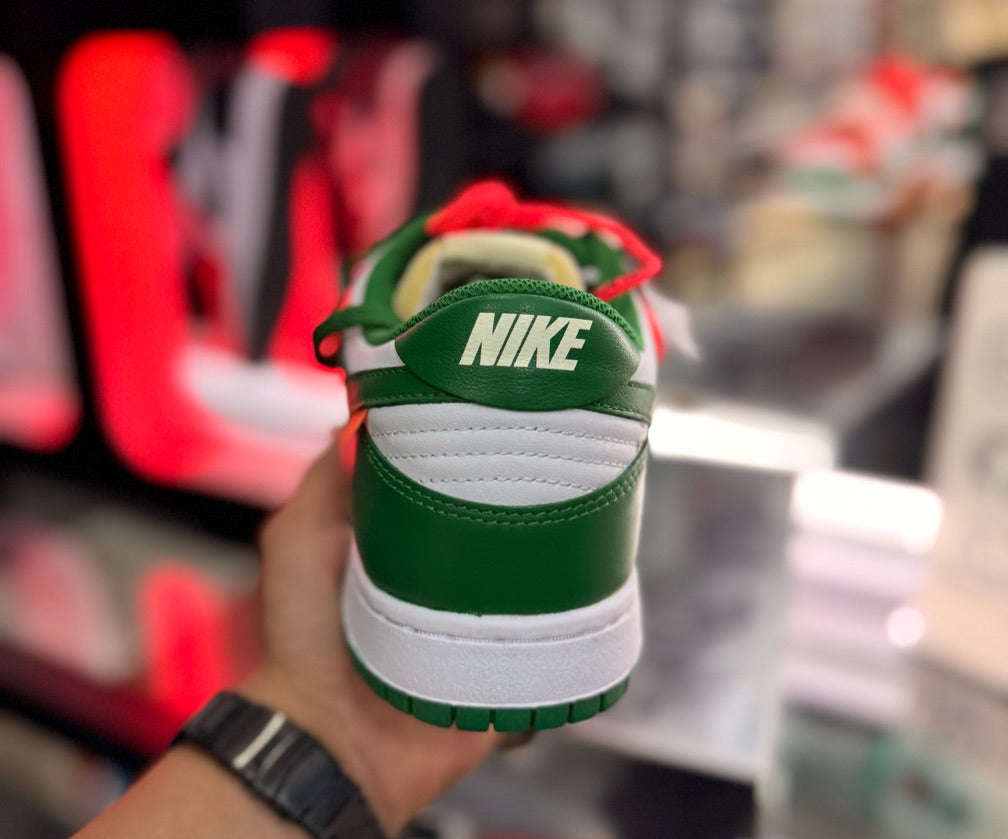 Dunk Low x off white pine green