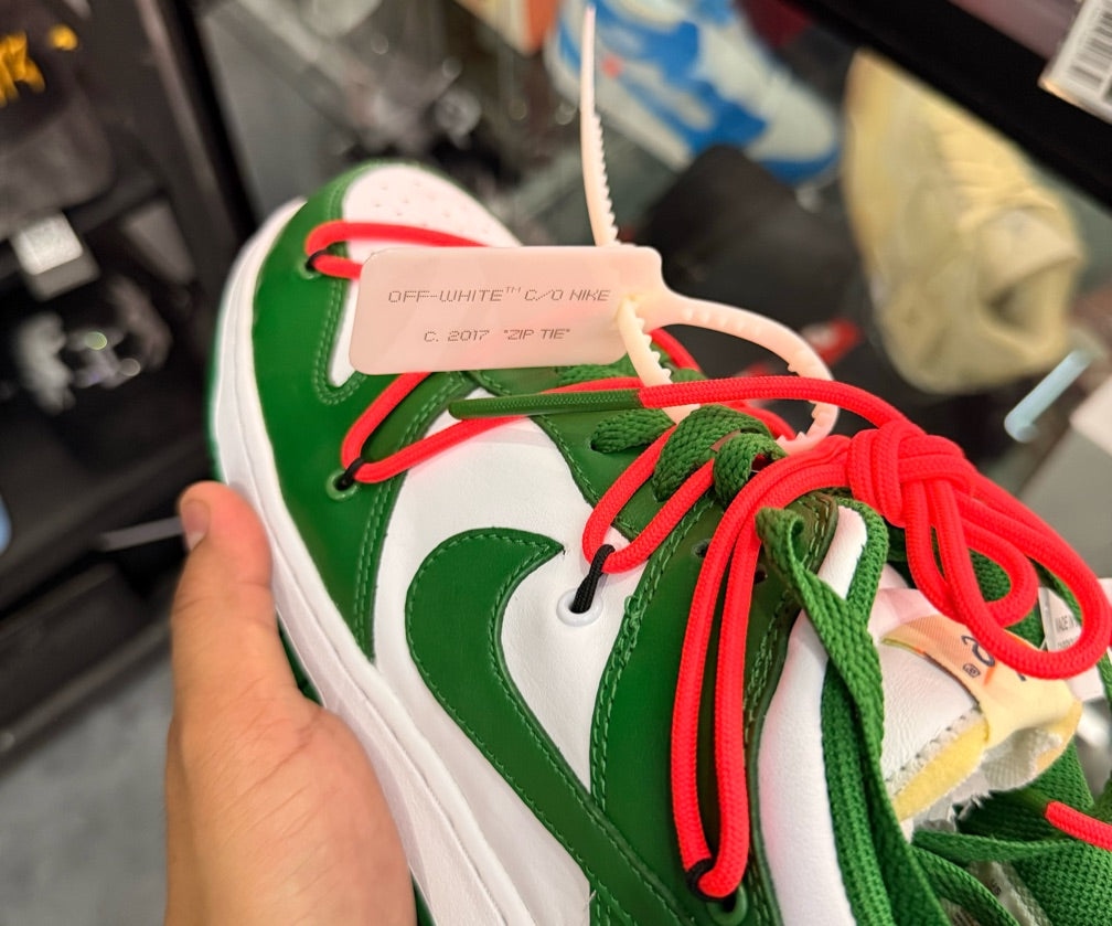 Dunk Low x off white pine green