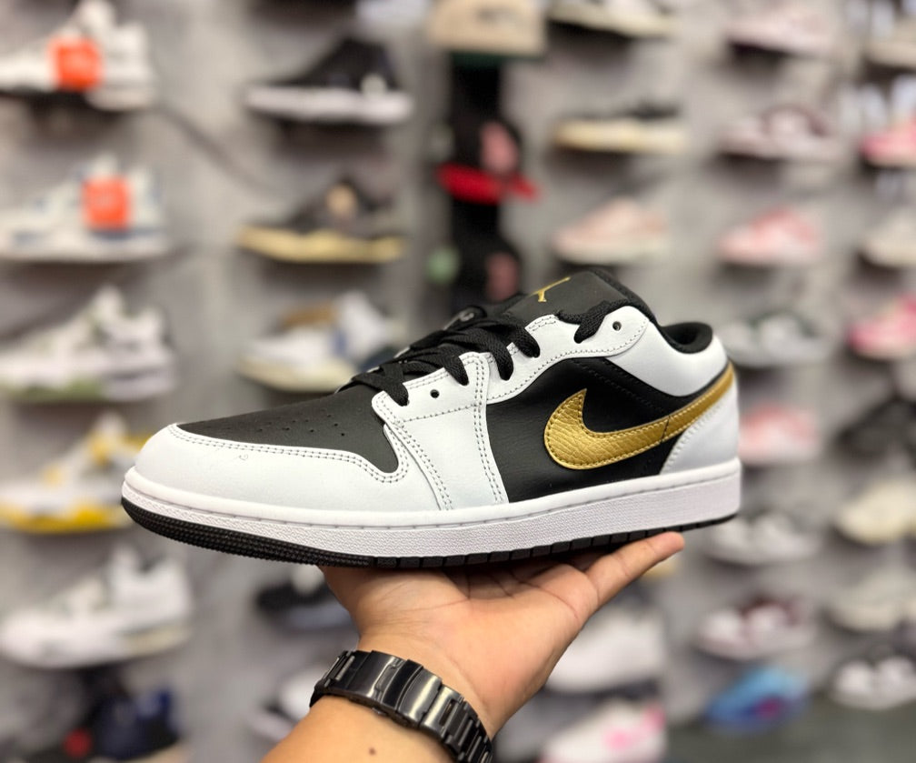 JORDAN 1 LOW SWOOSH GOLD